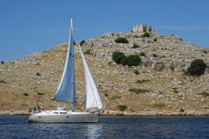 Kornati s jachtou